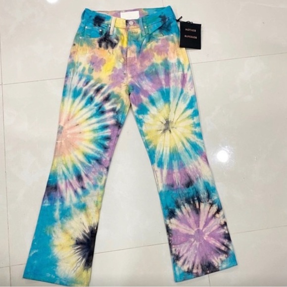 Mother Superior The Tripper Tie Dye High Rise Jeans - Picture 8 of 13